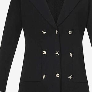 Sandro Paris Cardicoat with three jeweled buttons